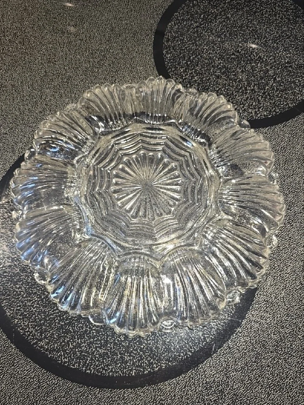 Vintage Anchor Hocking Egg Deviled Egg Platter
